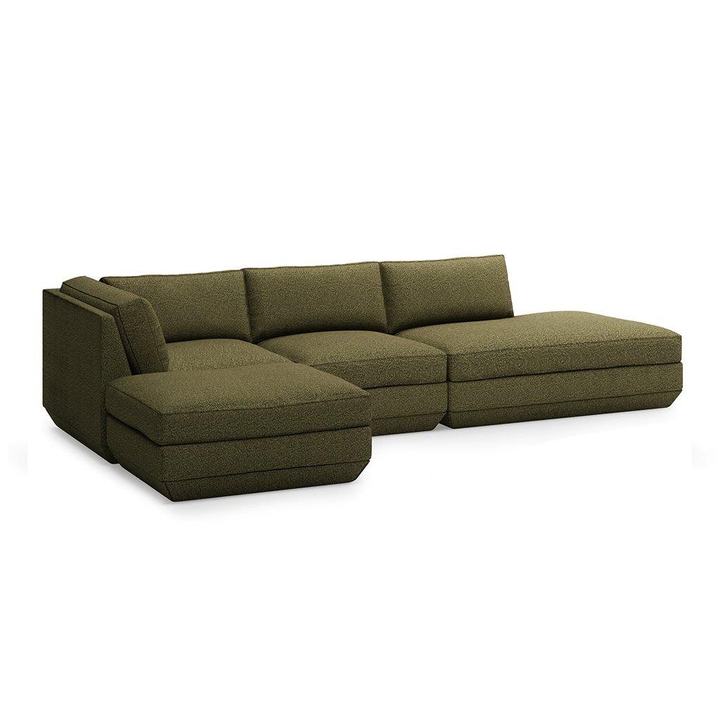 Gus Modern FURNITURE - Podium 4 Piece Modular Lounge Sectional