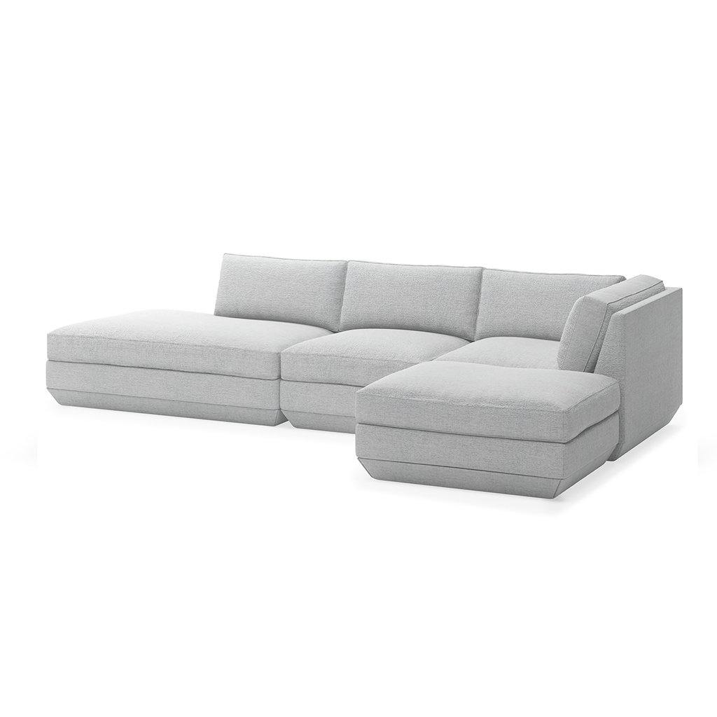 Gus Modern FURNITURE - Podium 4 Piece Modular Lounge Sectional