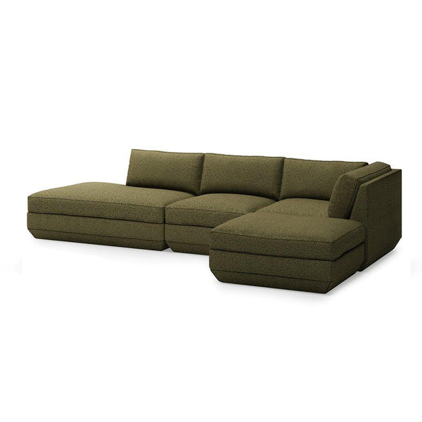 Gus Modern FURNITURE - Podium 4 Piece Modular Lounge Sectional