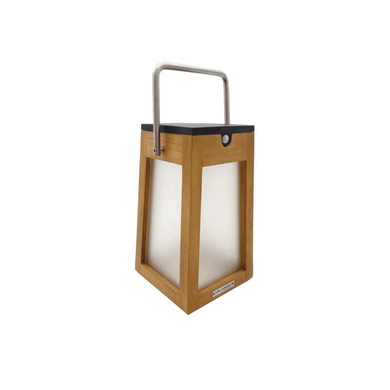 Les Jardins LIGHTING - Tecka Teak Solar Powered LED Lantern