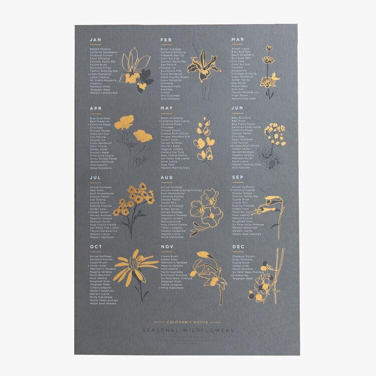 Young America Creative GALLERY - Seasonal Wildflower Calendar