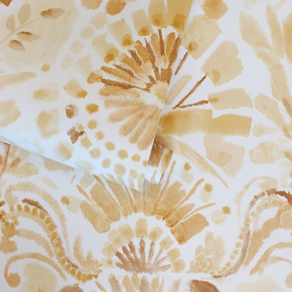 Tempaper Designs LIFESTYLE - Yellow Bohemia Peel and Stick Wallpaper