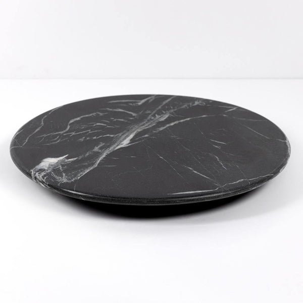 Four Hands TABLETOP - Black Marble Lazy Susan