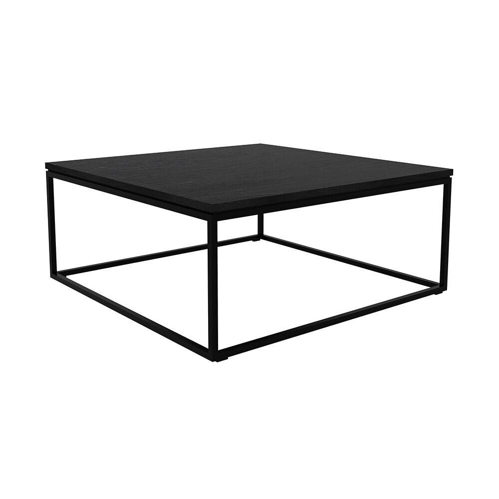 Ethnicraft FURNITURE - Black Oak Thin Coffee Table - Square