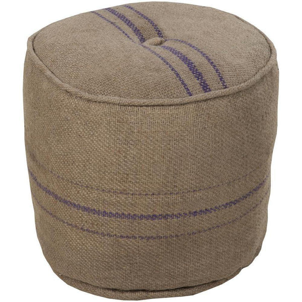 Surya FURNITURE - Burlap Pouf