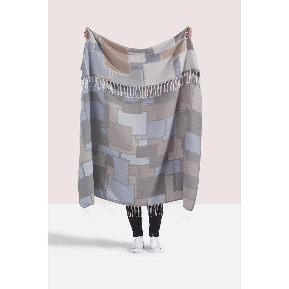 Lands Downunder TEXTILES - Cobblestone Cotton Jacquard Throw