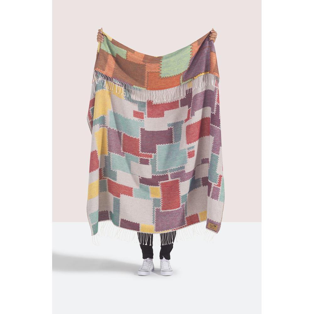 Lands Downunder TEXTILES - Cobblestone Cotton Jacquard Throw