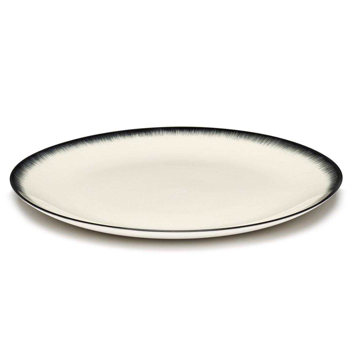 Serax TABLETOP - Dé White & Black Dinner Plate