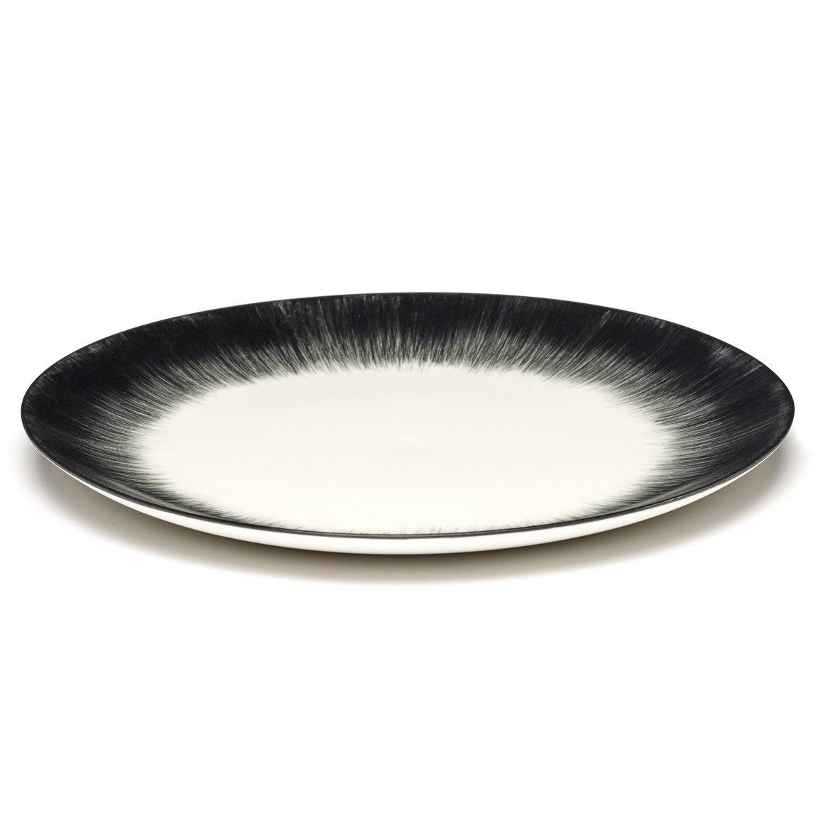 Serax TABLETOP - Dé White & Black Dinner Plate