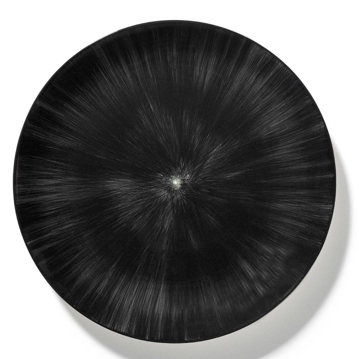 Serax TABLETOP - Dé White & Black Dinner Plate