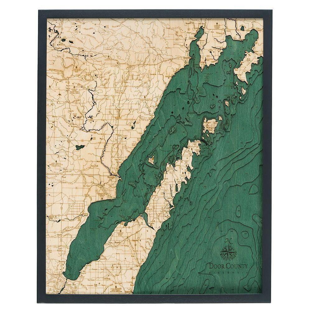 Michael Enterprises Inc./Worldchart.com WOOD CHART - Door County Wood Chart