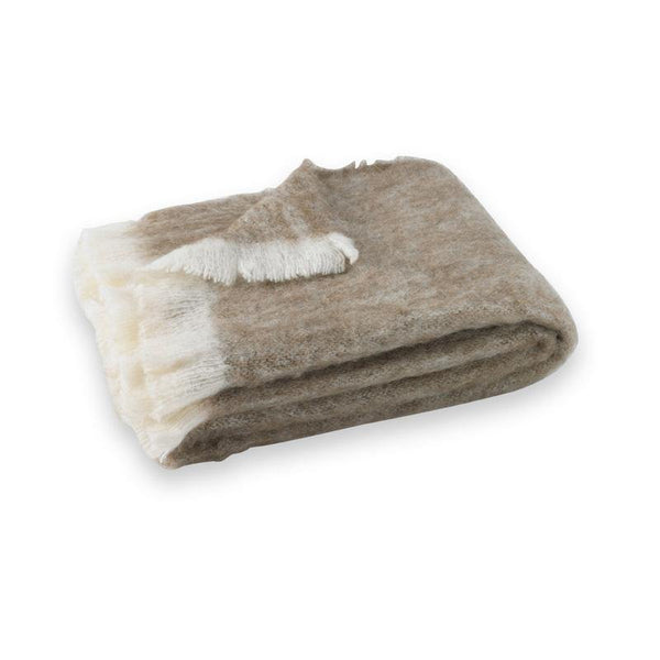 Lands Downunder TEXTILES - Driftwood Brushed Alpaca Throw