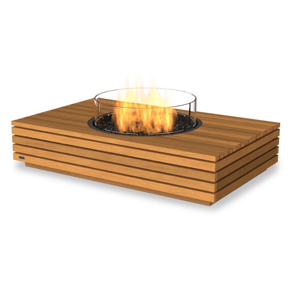 Ecosmart FIRE PITS - Martini 50 Fire Table - Teak