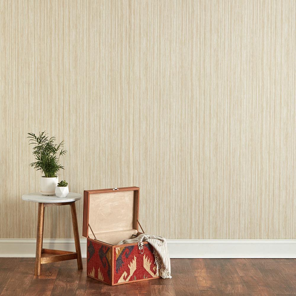 Tempaper Designs LIFESTYLE - Grasscloth Sand Peel and Stick Wallpaper