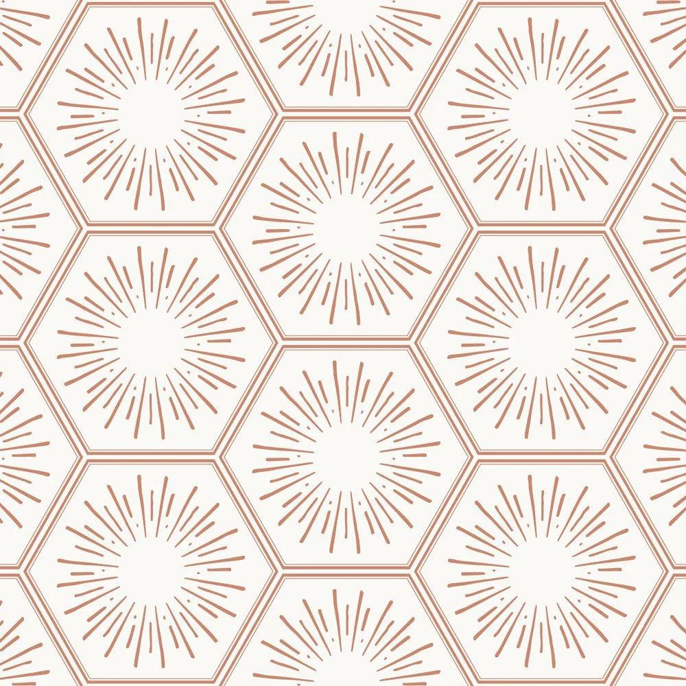 Tempaper Designs LIFESTYLE - Hello Sunshine Autumn Bronze Peel and Stick Wallpaper