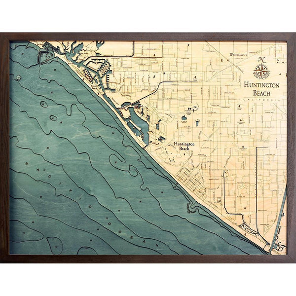 Michael Enterprises Inc./Worldchart.com WOOD CHART - Huntington Beach Wood Chart