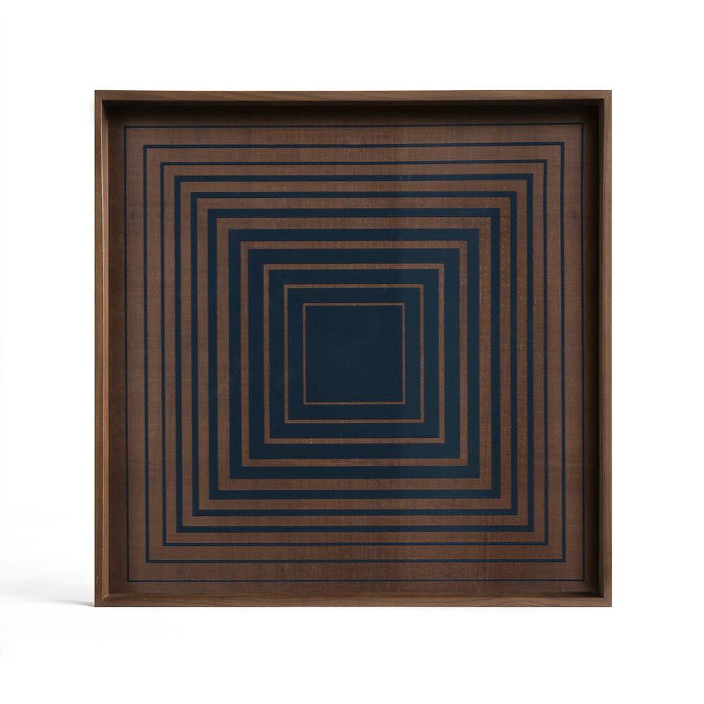 Notre Monde (Ethnicraft) DECORATIVE - Ink Square Small Wooden Tray