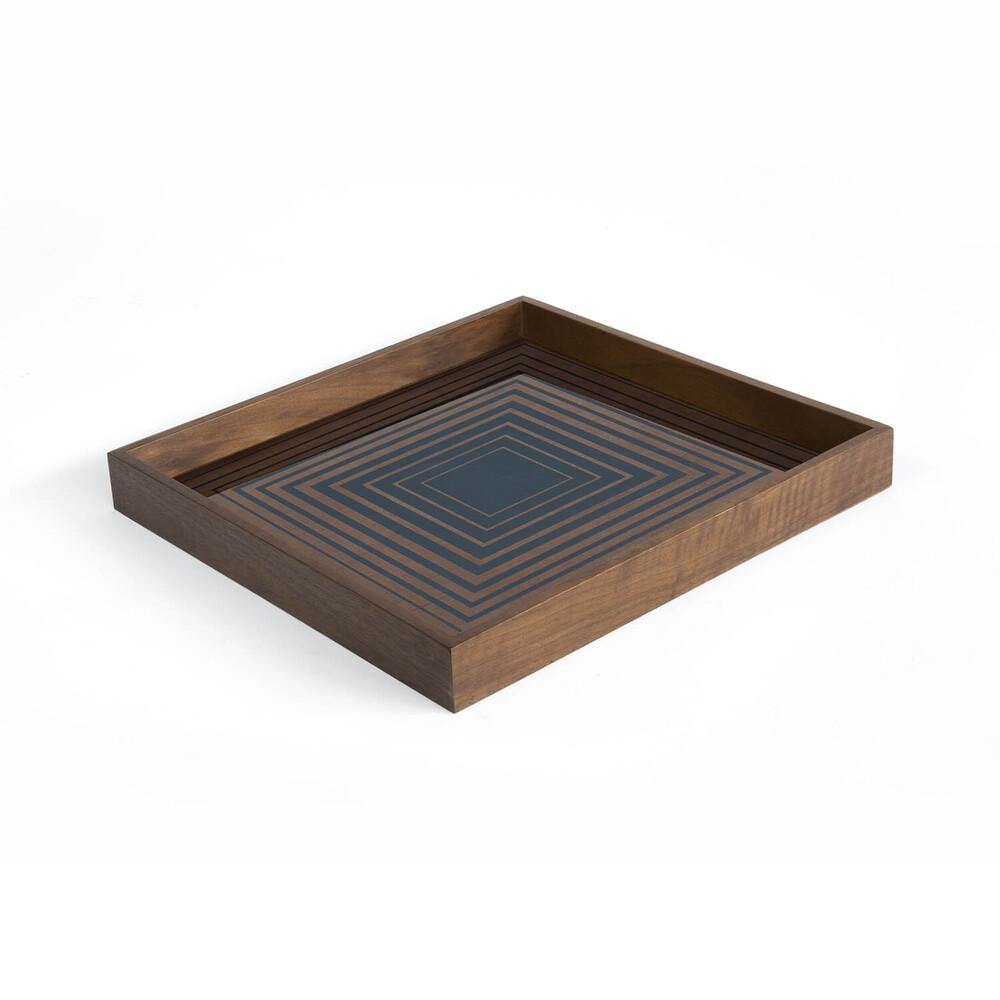 Notre Monde (Ethnicraft) DECORATIVE - Ink Square Small Wooden Tray