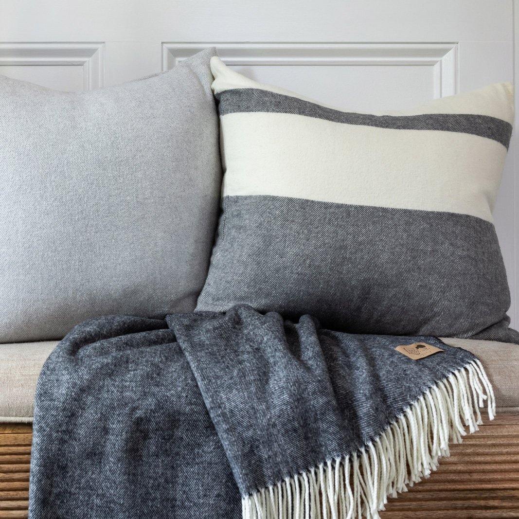 Lands Downunder TEXTILES - Italian Herringbone Throw