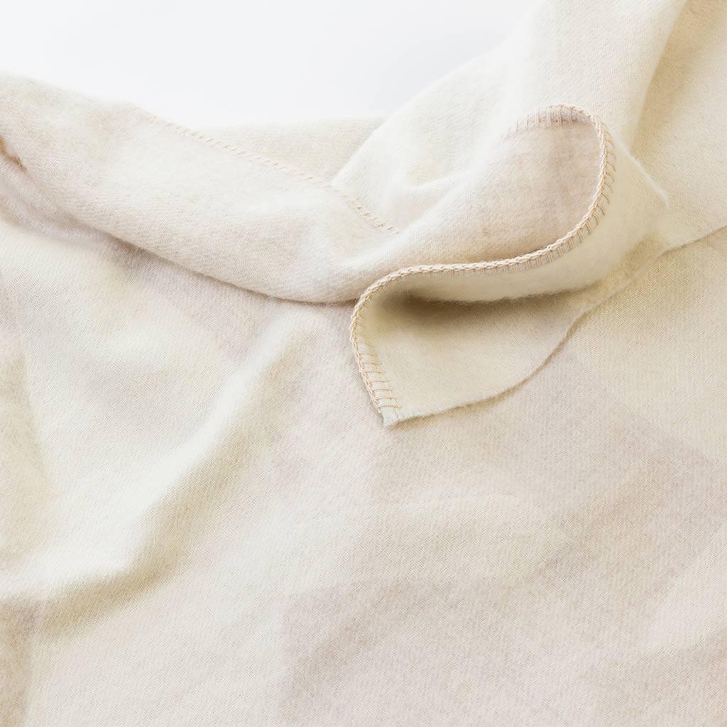 BLACKSAW TEXTILES - LottaLove Reversible Throw - Shoji/Ivory