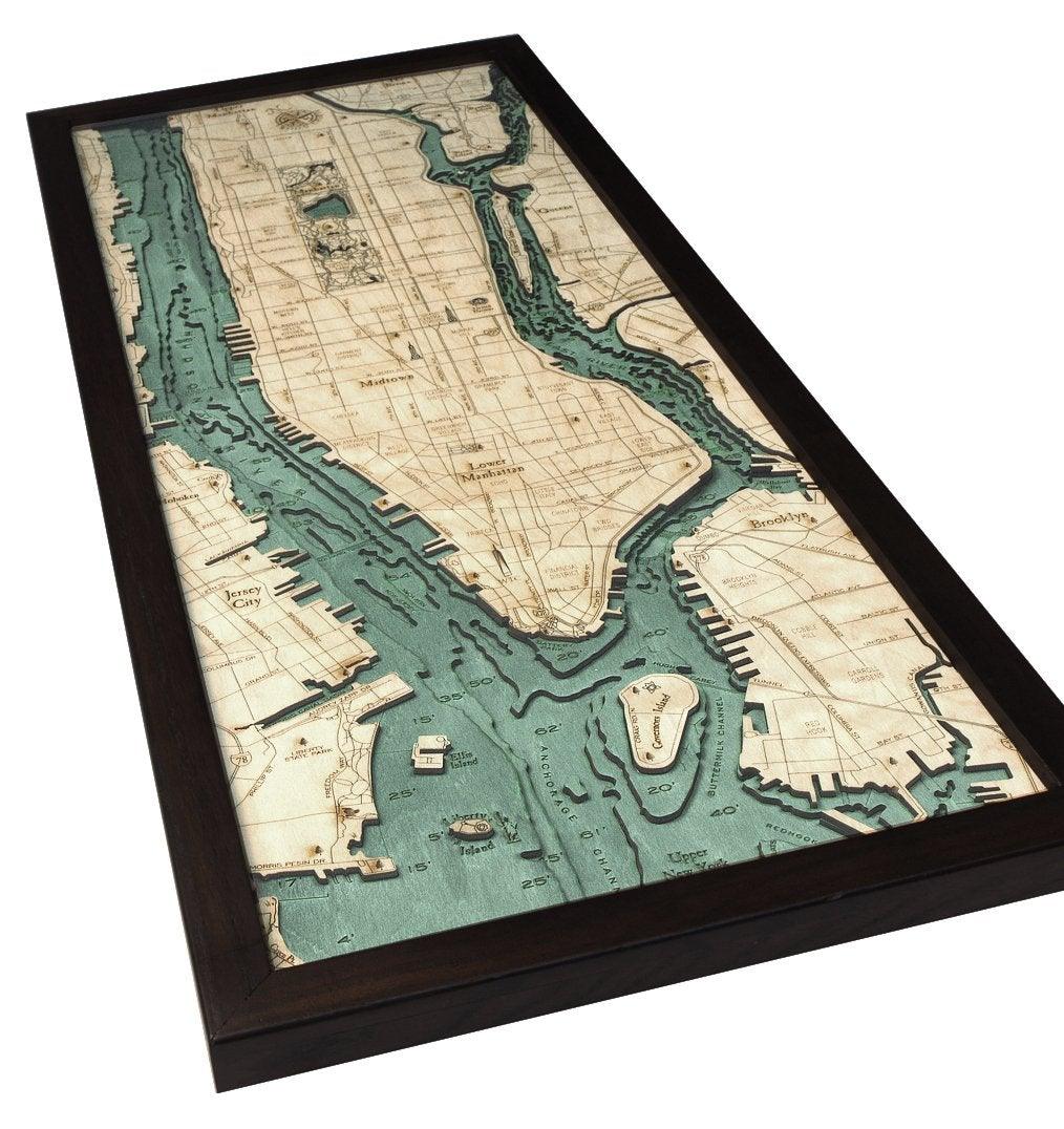 Michael Enterprises Inc./Worldchart.com WOOD CHART - Manhattan Wood Chart