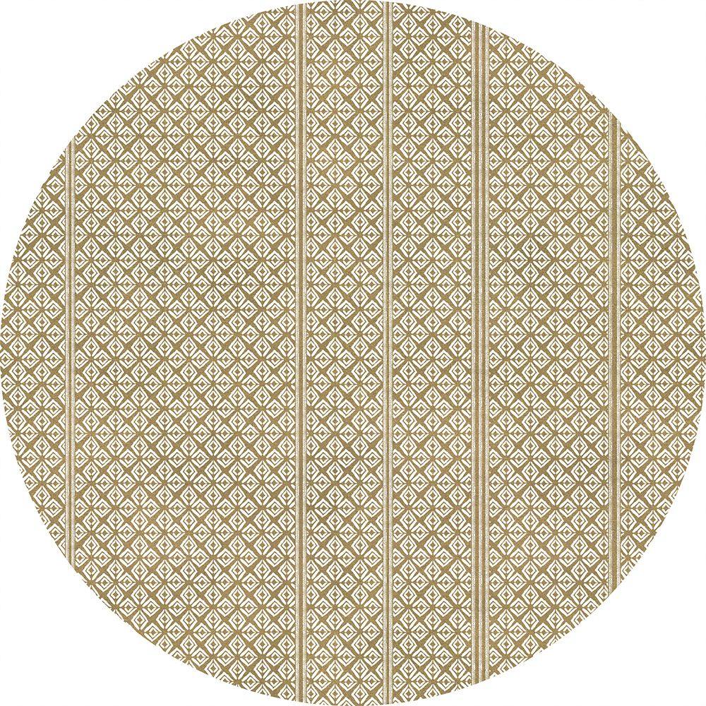 Tempaper Designs - RUGS DECORATIVE - Striped Mudcloth Vinyl Rug