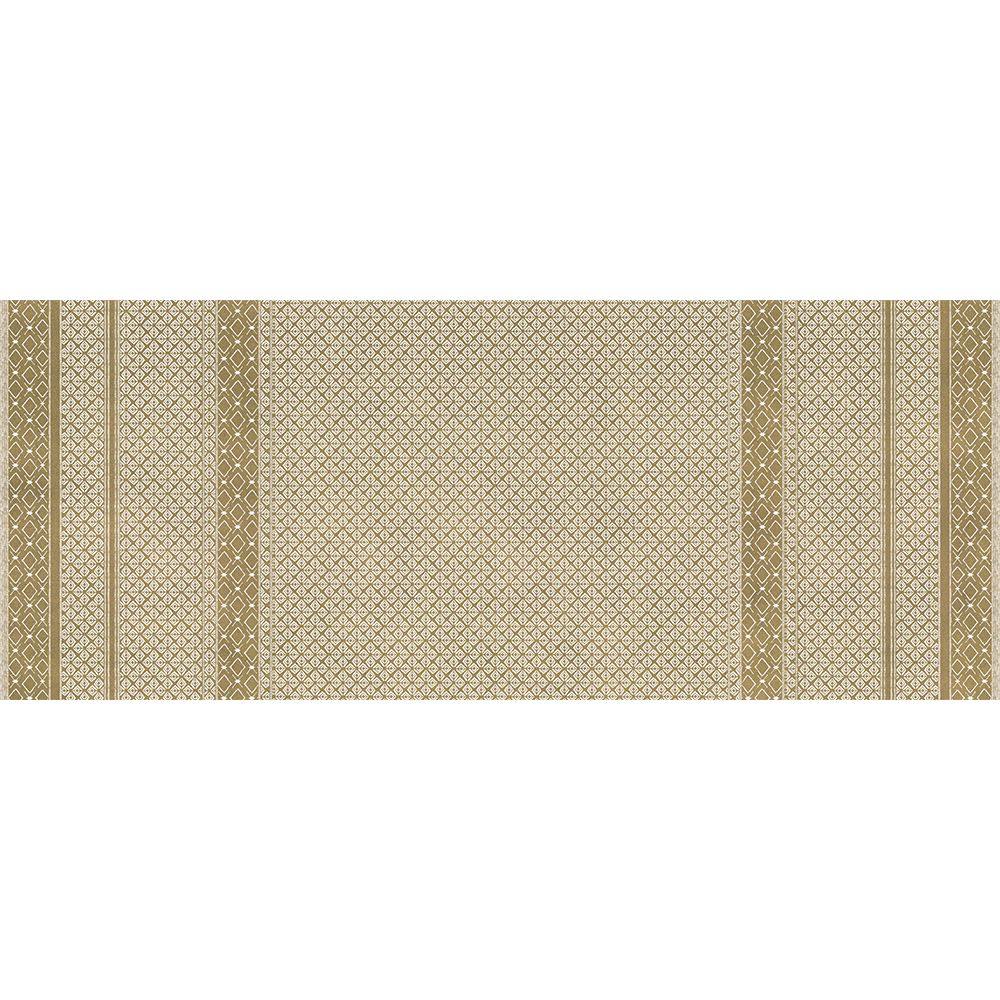 Tempaper Designs - RUGS DECORATIVE - Striped Mudcloth Vinyl Rug