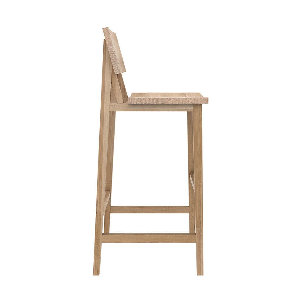 Ethnicraft FURNITURE - N4 Bar Stool - Varnished