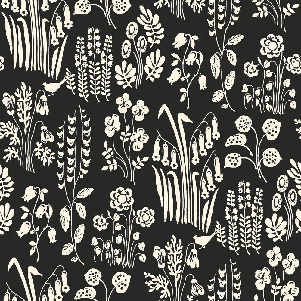 Tempaper Designs LIFESTYLE - Tallulah Belle Zebra Black Peel and Stick Wallpaper