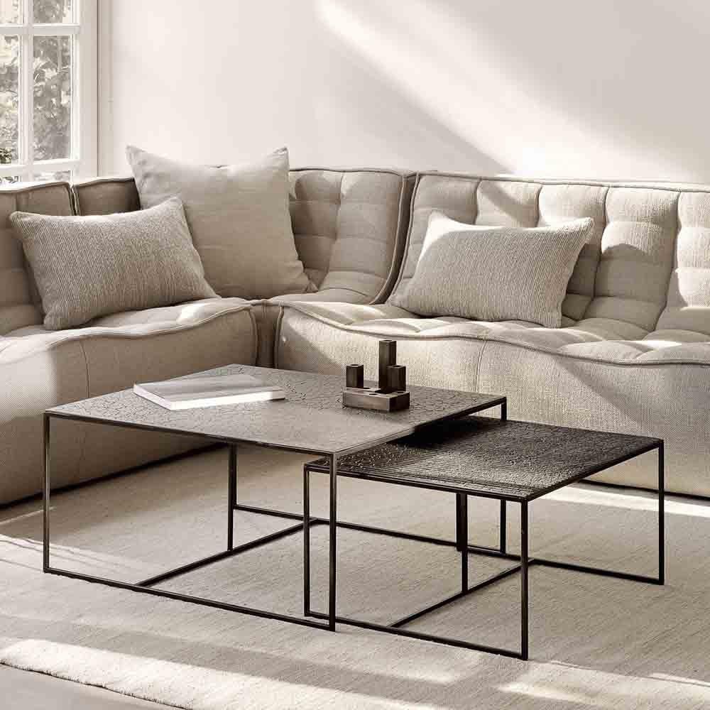 Ethnicraft FURNITURE - Pentagon Nesting Coffee Table