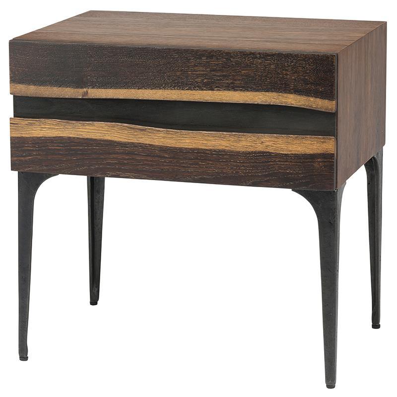 Nuevo Living FURNITURE - Prana Side Table - Seared