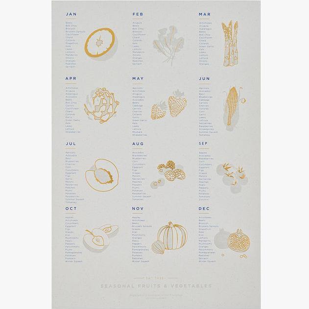 Young America Creative GALLERY - Seasonal Produce Calendar