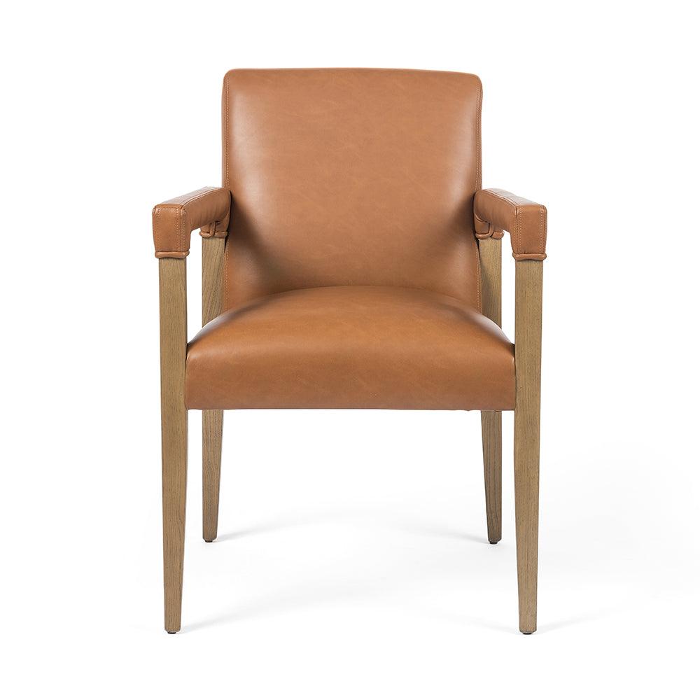 Four Hands FURNITURE - Reuben Faux Leather Dining Chair