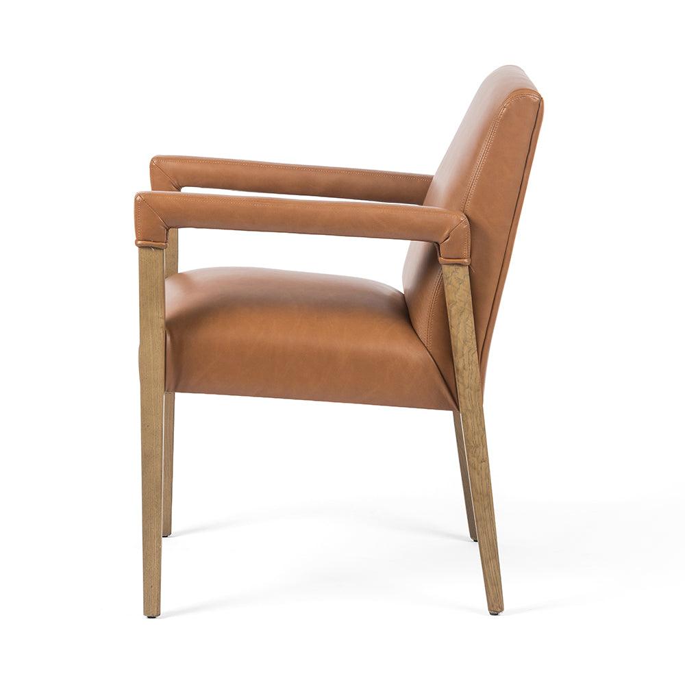 Four Hands FURNITURE - Reuben Faux Leather Dining Chair