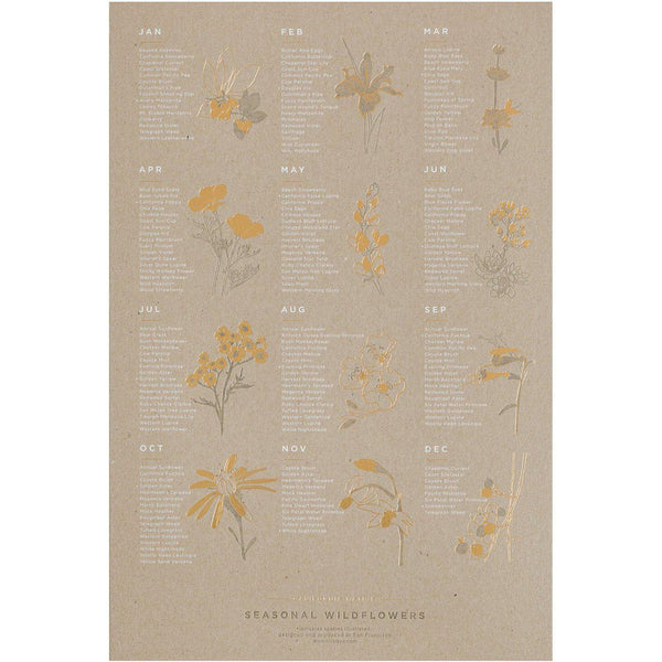 Young America Creative GALLERY - Seasonal Wildflower Calendar