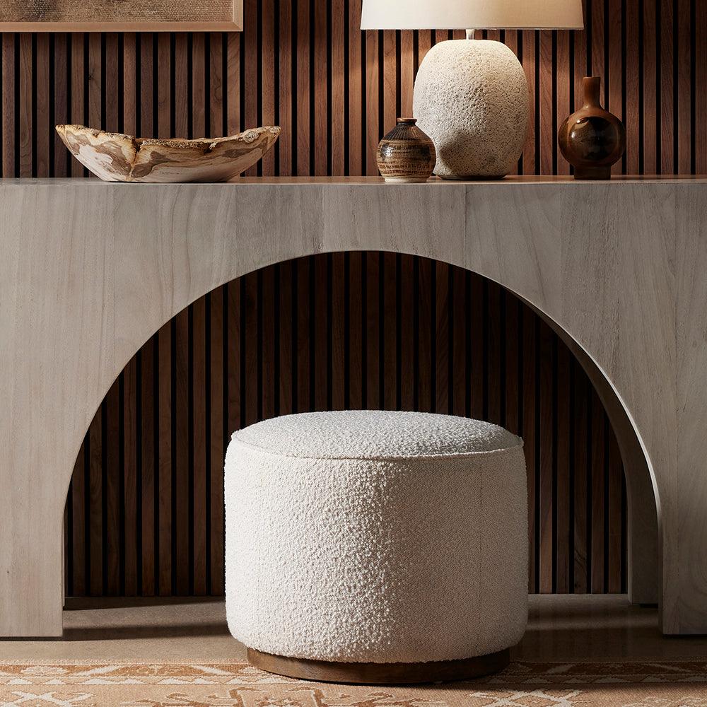 Four Hands FURNITURE - Sinclair Small Round Ottoman