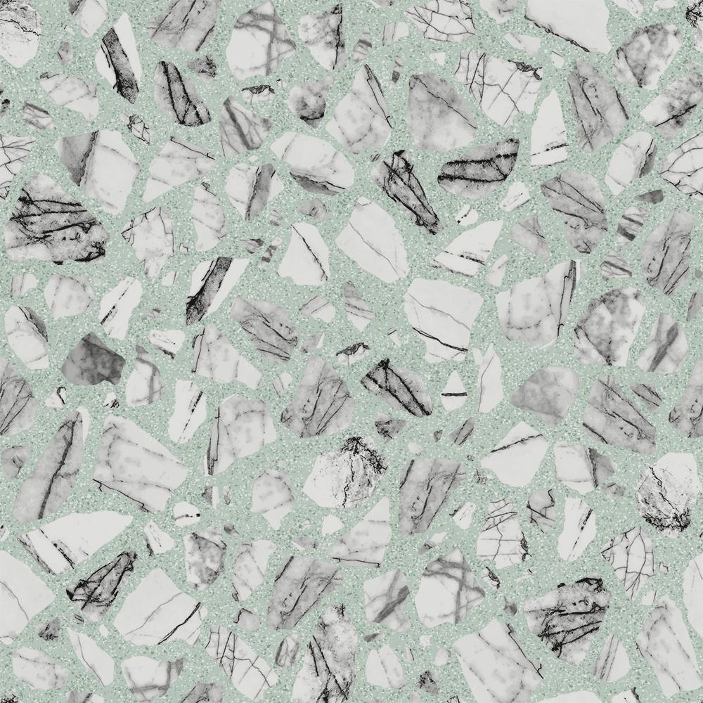 Tempaper Designs LIFESTYLE - Speckled Terrazzo Mint Julep Peel and Stick Wallpaper