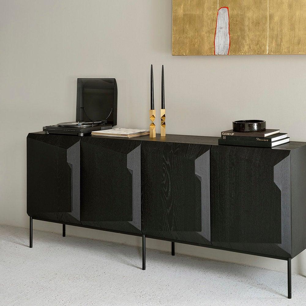 Ethnicraft FURNITURE - Stairs Sideboard - Black Oak