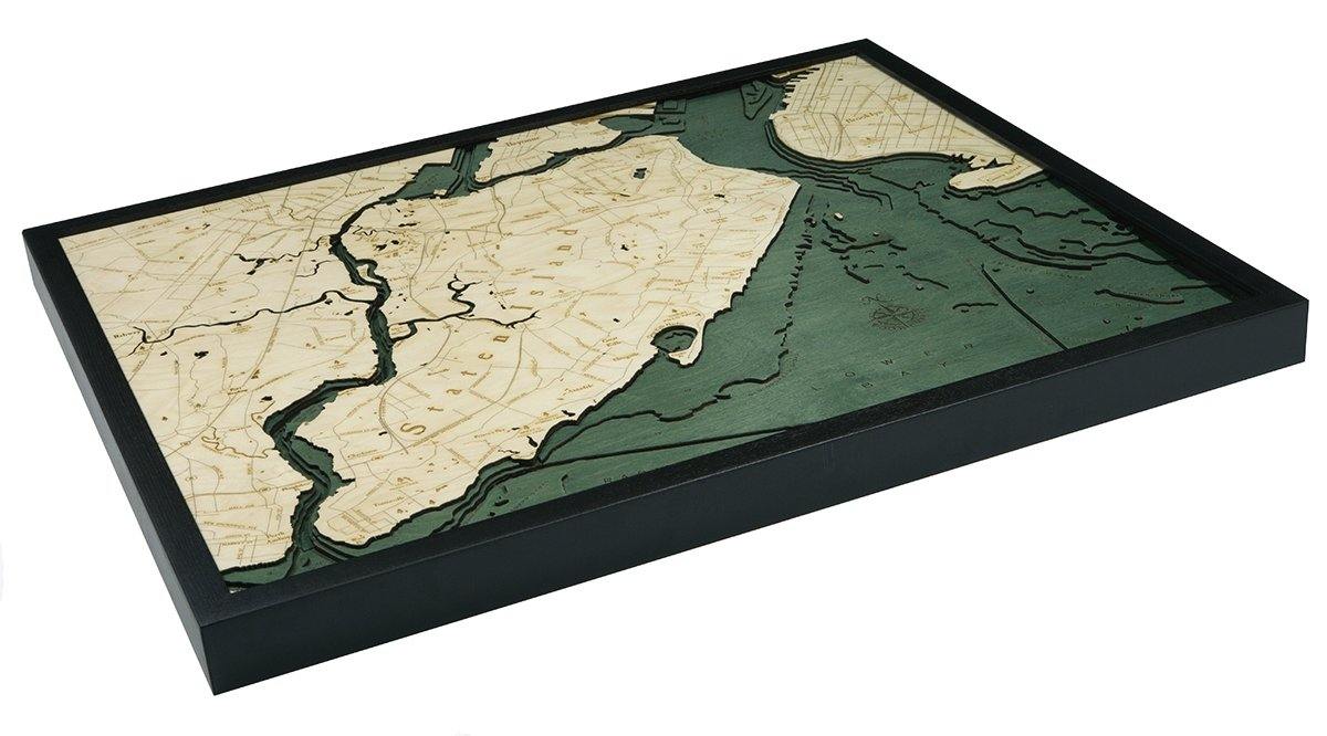 Michael Enterprises Inc./Worldchart.com WOOD CHART - Staten Island Wood Chart