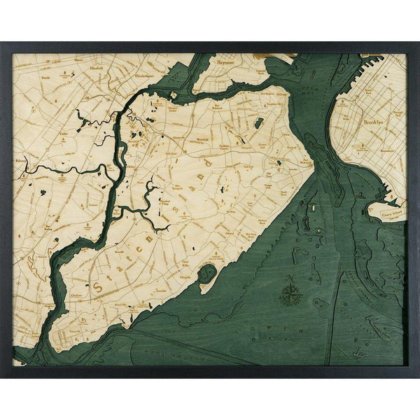 Michael Enterprises Inc./Worldchart.com WOOD CHART - Staten Island Wood Chart